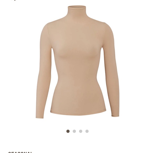 Skims Fit everybody Turtle neck top siena - Picture 2 of 2